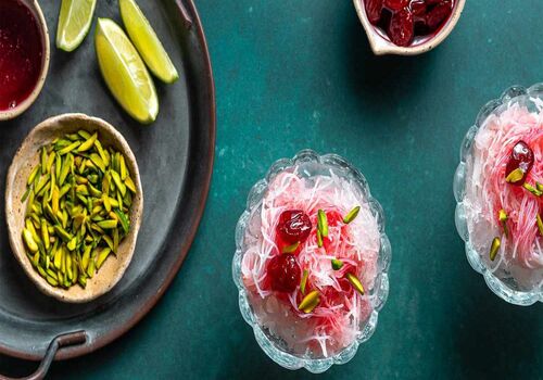 خودت رو یه فالوده شیرازی بدون شکر و رژیمی مهمان کن + طرز تهیه 