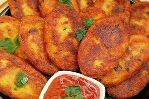 کوکو سیب زمینی بدون تخم مرغ برای گیاهخواران + روش تهیه 