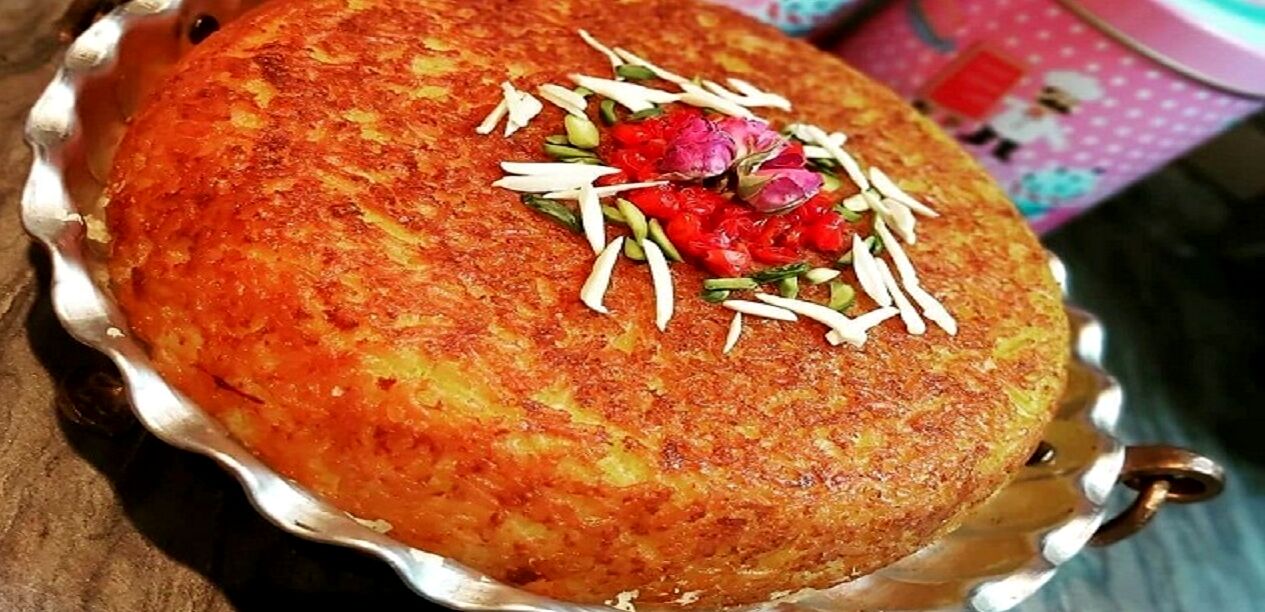 ته چین قارچ ؛ بهترین غذای مجلسی بدون گوشت برای گیاهخواران + طرز تهیه 