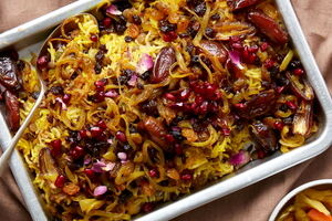 روش تهیه عدس پلو بدون گوشت مخصوص گیاهخواران