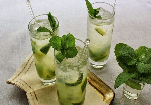 موهیتو با نعنا به سبک کافی شاپ ها + طرز تهیه 