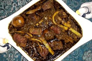 خورشت کنگر رو به سبک شیرازیا و بدون گوشت درست کن + نحوه تهیه 